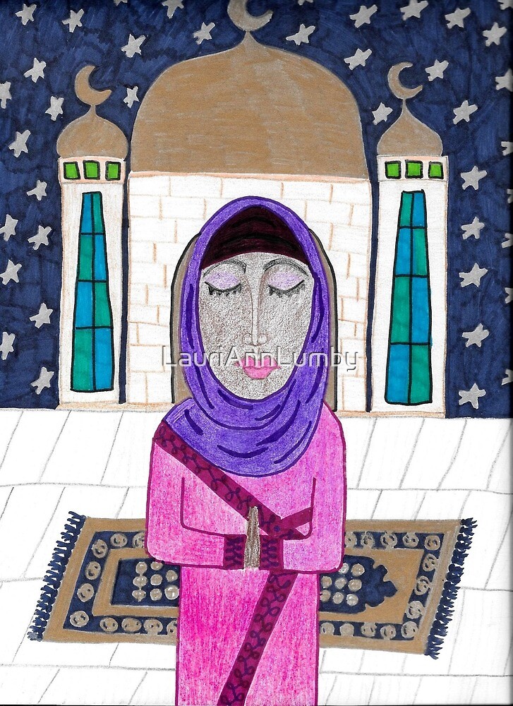 "HagarKeturah Mother of Islam" by LauriAnnLumby Redbubble