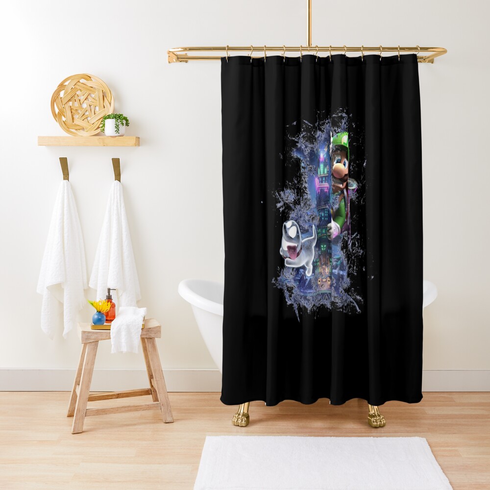 Luigi's Mansion 3 Design - Colored Shower Curtain