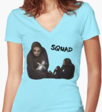Halo 3- Primates Women's Fitted V-Neck T-Shirt
