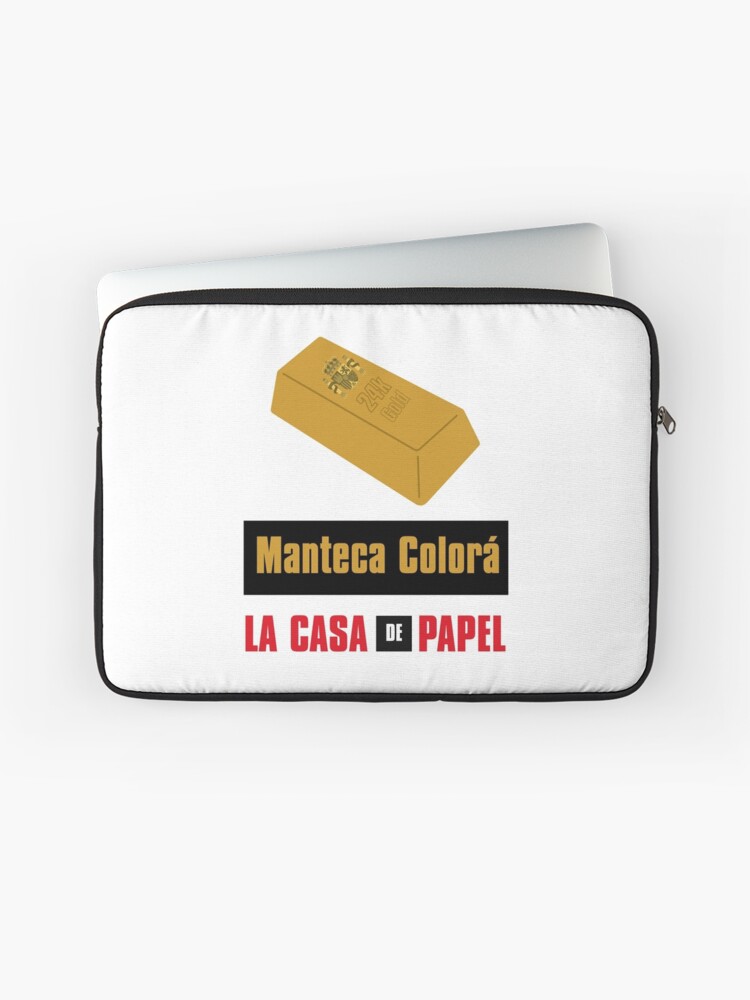 Manteca Colorá Nairobi La Casa De Papel Laptop Sleeve