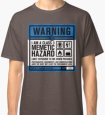 SCP 426 Warning Sign Classic T-Shirt
