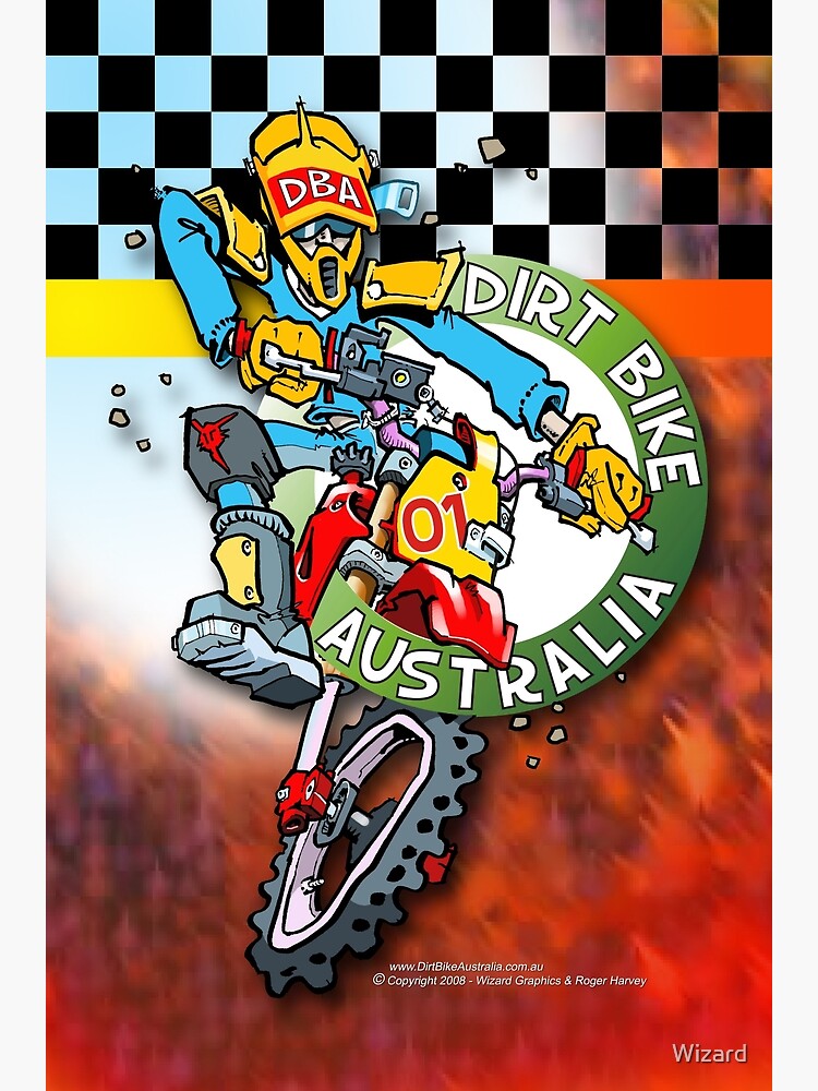 Dirt Bike Australia - Hot Stuff for Poster Art by Wizard