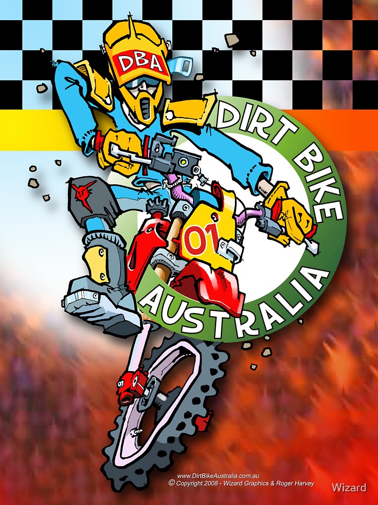 Dirt Bike Australia - Hot Stuff for Poster Art by Wizard