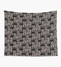 Slide Jump Rally - Black Wall Tapestry