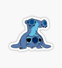 Stitch Upsidedown Sticker