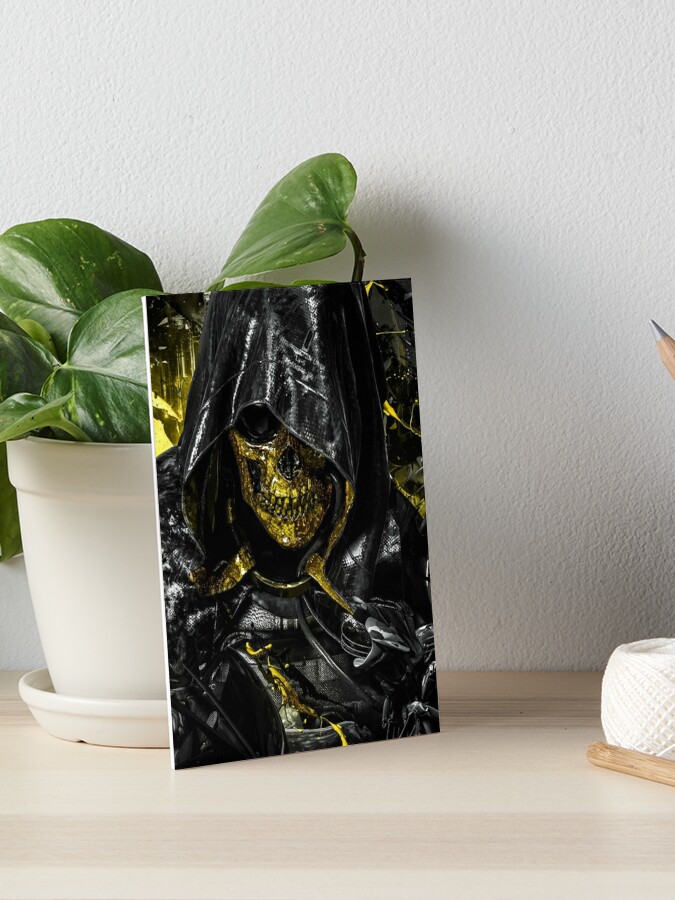 Death Stranding Collector Edition Mask Art Board Print