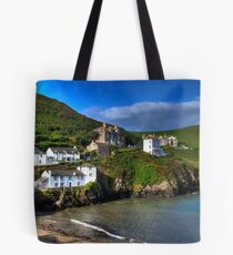 Port Isaac Harbour view Tote Bag