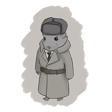 Artwork thumbnail, Detective Chinchilla by guineaglorious