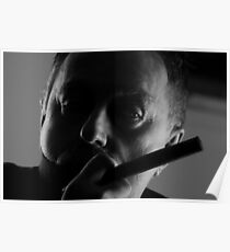 Posing With Cigar in Hand Poster