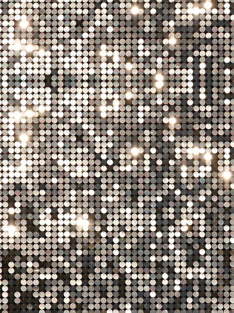 Silver Gray Disco Glitter & Sparkles by artonwear