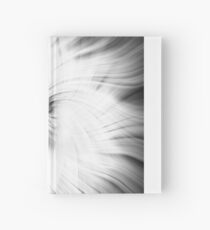 White and Black Enlightenment Abstract Hardcover Journal