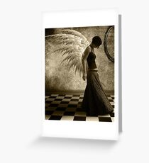 Mournful Angel Greeting Card