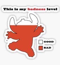 Stitch Badness Sticker
