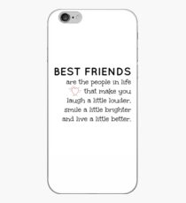Vinilo o funda para iPhone Mejor amigo cita