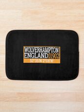 Wolverhampton Geschenk Englisch Stadt Schwarz Land Wulfrunian 01902 Badematte