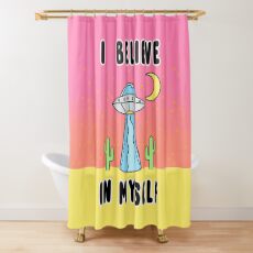 I Believe In Myself - The Peach Fuzz Shower Curtain