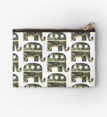 Camouflage Republican Elephant Studio Pouch
