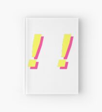 yellow pink Hardcover Journal