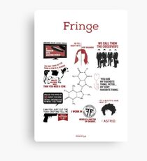 Fringe Quotes Metal Print