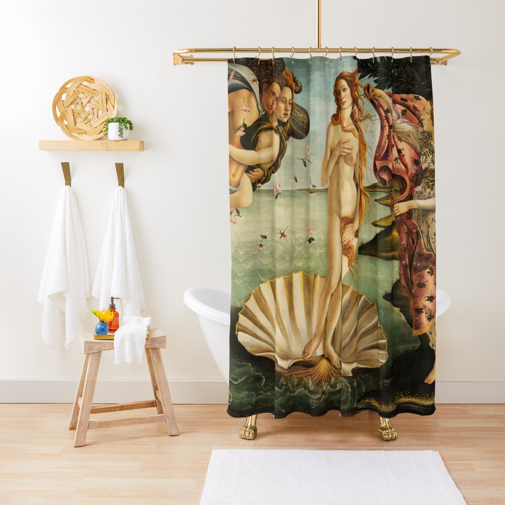 The Birth of Venus by Botticelli Shower Curtain