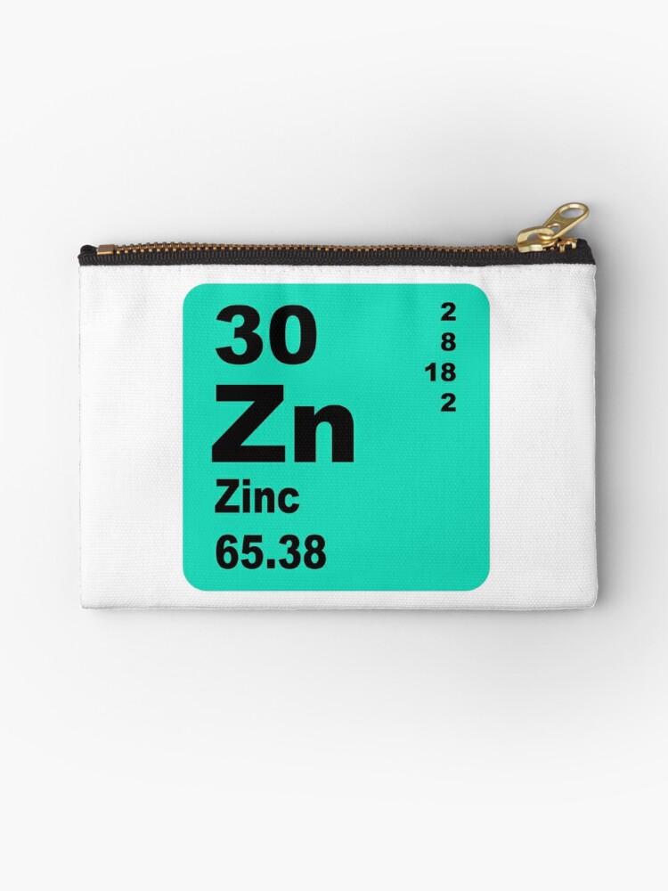 Zipper Periodic Elements\u0027 \u0027Zinc of Pouch by walterericsy Table