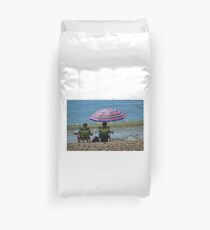 Keeping Cool at Lyme.dorset. UK Duvet Cover