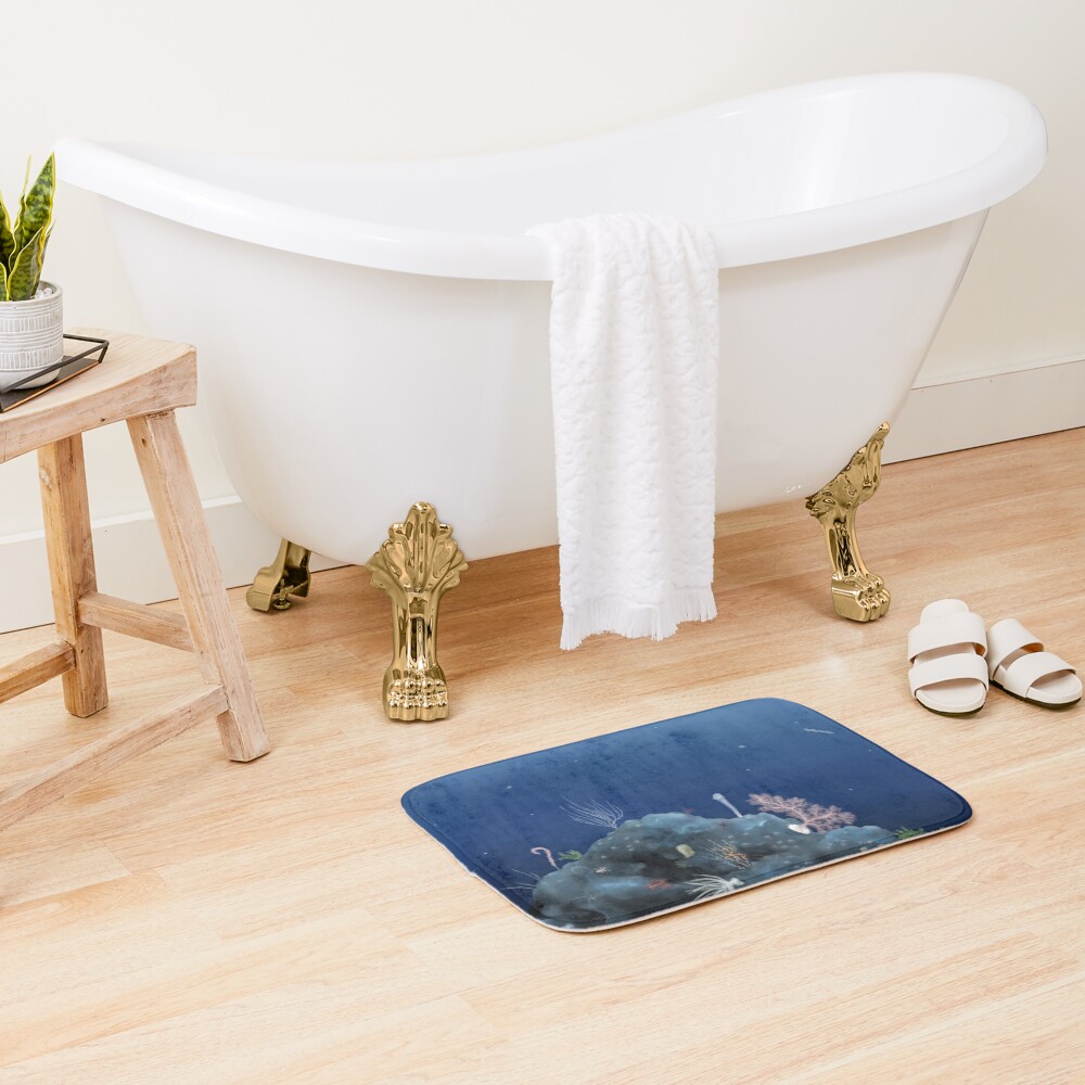 Deep ocean vista - Johnston Atoll Bath Mat