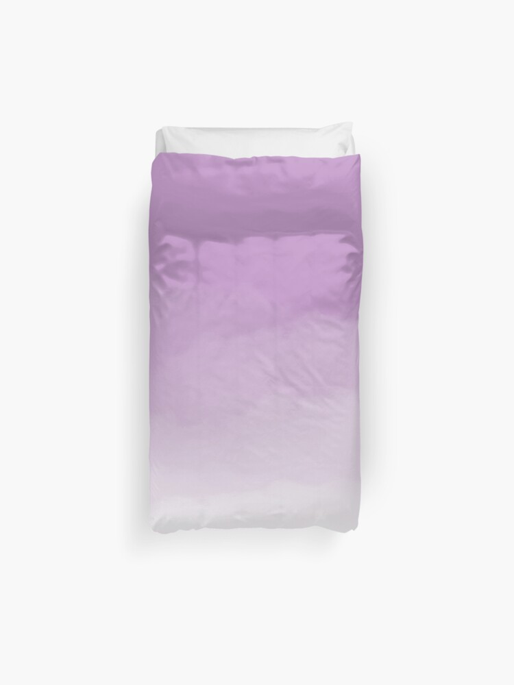 Lilac Purple Watercolor Ombre Duvet Cover By Designminds Redbubble