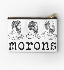 Inspired by Princess Bride - Plato - Aristotle - Socrates - Morons - Movie Quotes - Comedy Studio Pouch