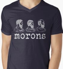 Inspired by Princess Bride - Plato - Aristotle - Socrates - Morons - Movie Quotes - Comedy Men's V-Neck T-Shirt