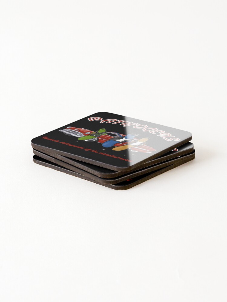 Alternate view of Greaser Pathogens Coasters (Set of 4)