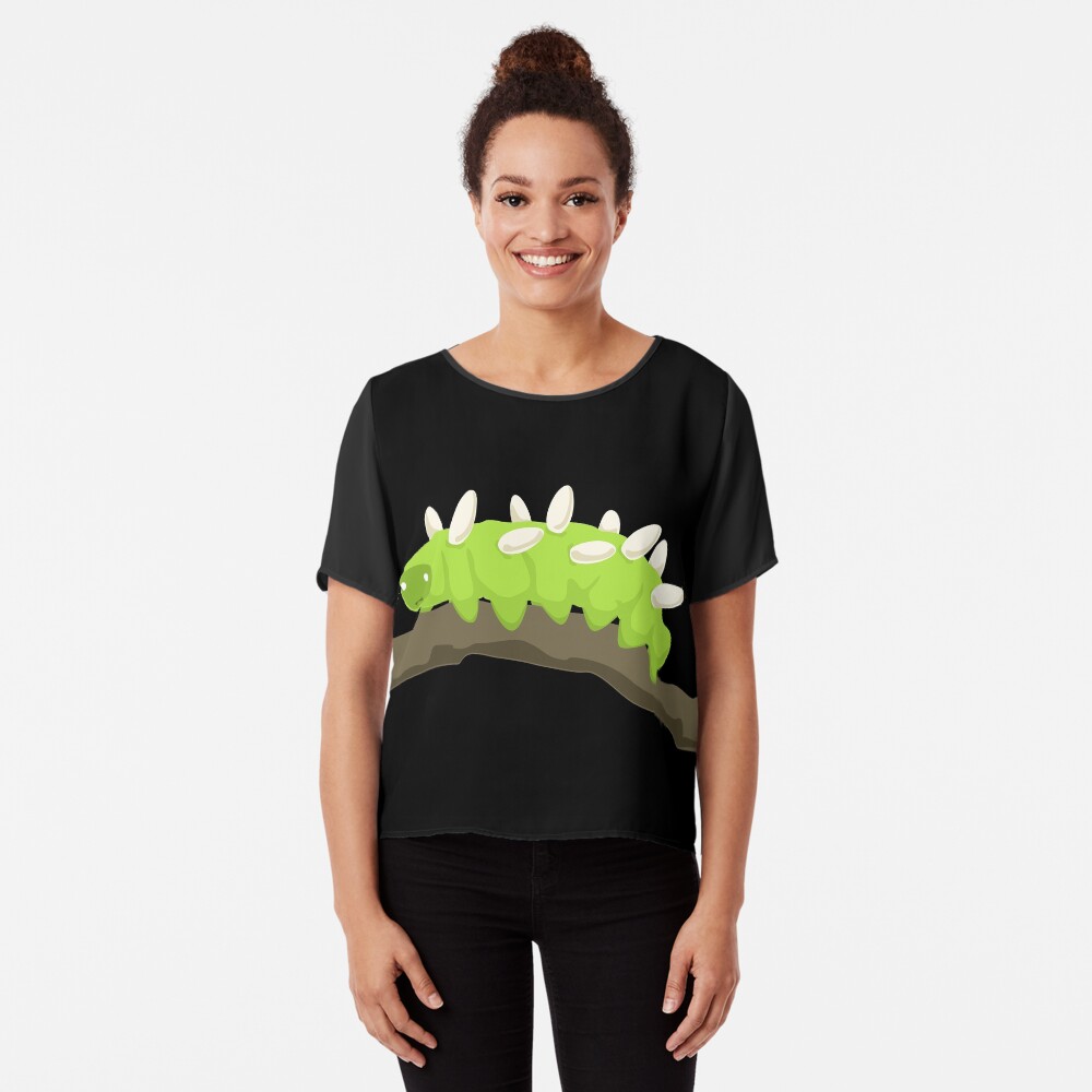 The Saddest Caterpillar Chiffon Top