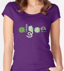 Literate Microscopic Algae Fitted Scoop T-Shirt