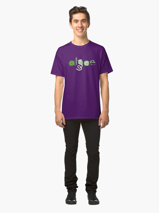Alternate view of Literate Microscopic Algae Classic T-Shirt