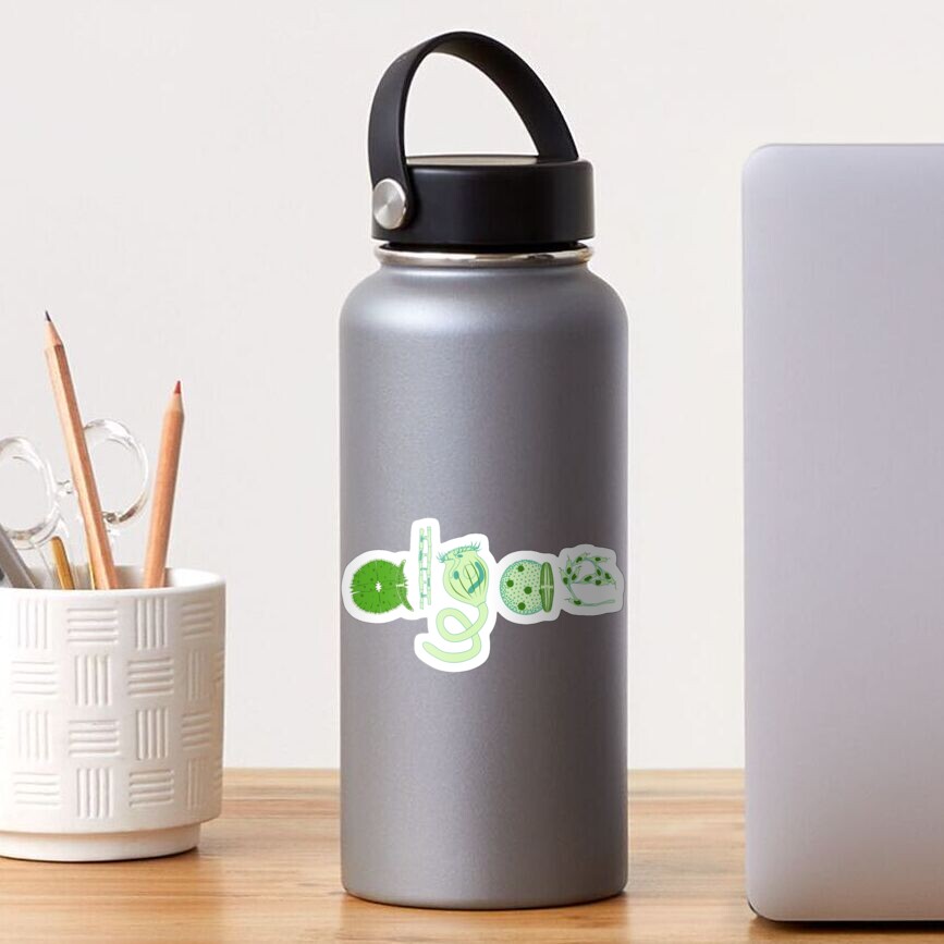 Literate Microscopic Algae Sticker