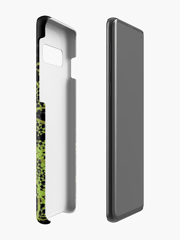 Alternate view of tRNA (transfer RNA) structure - bright green Case & Skin for Samsung Galaxy