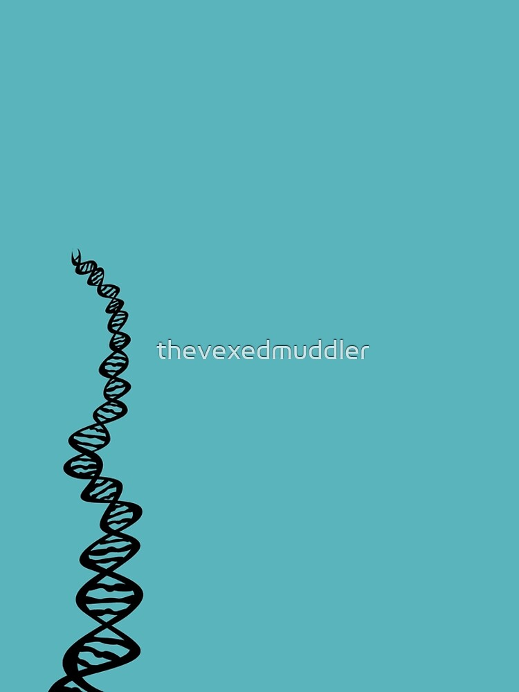 DNA strand - black by thevexedmuddler