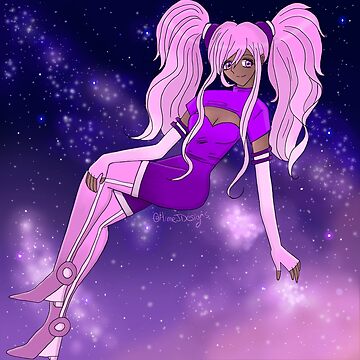 anime girl galaxy dress