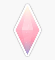 the sims 4 pastel pink gradient plumbob Sticker