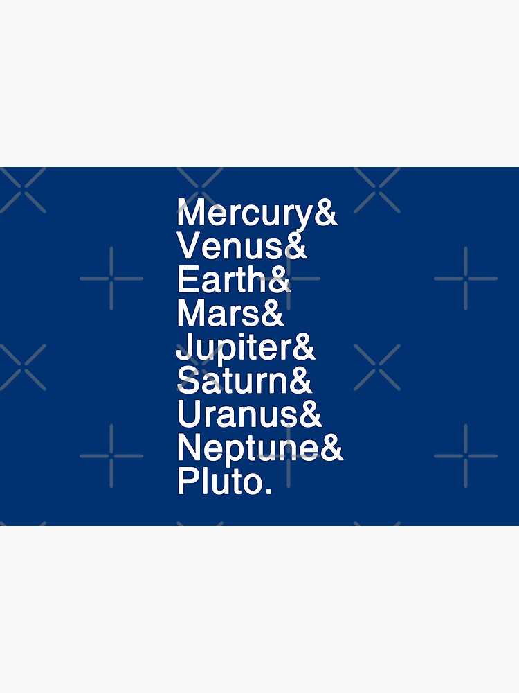 Solar System Helvetica by VanHand