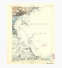 Massachusetts USGS Historical Topo Map MA Boston Bay 352525 1903 62500 Photographic Print