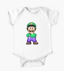 Luigi 16 Bit One Piece - Short Sleeve