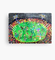 Footy at the MCG Metal Print