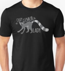 Crazy Lemur lady Unisex T-Shirt