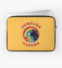 Nurture Nature Vintage Environmentalist Design Laptop Sleeve
