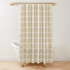 Christmas Check Shower Curtains Redbubble