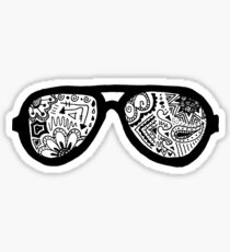 Zentangle Sunglasses Sticker