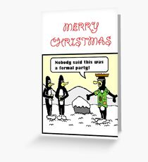 Penguin Party Greeting Card