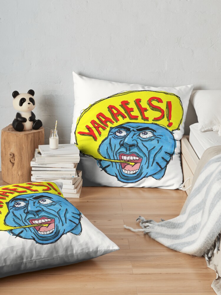 Alternate view of Gumball don't go crazy please! Floor Pillow