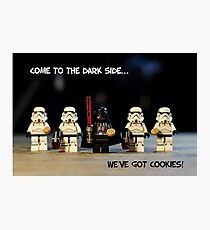Dark Side Cookies Photographic Print